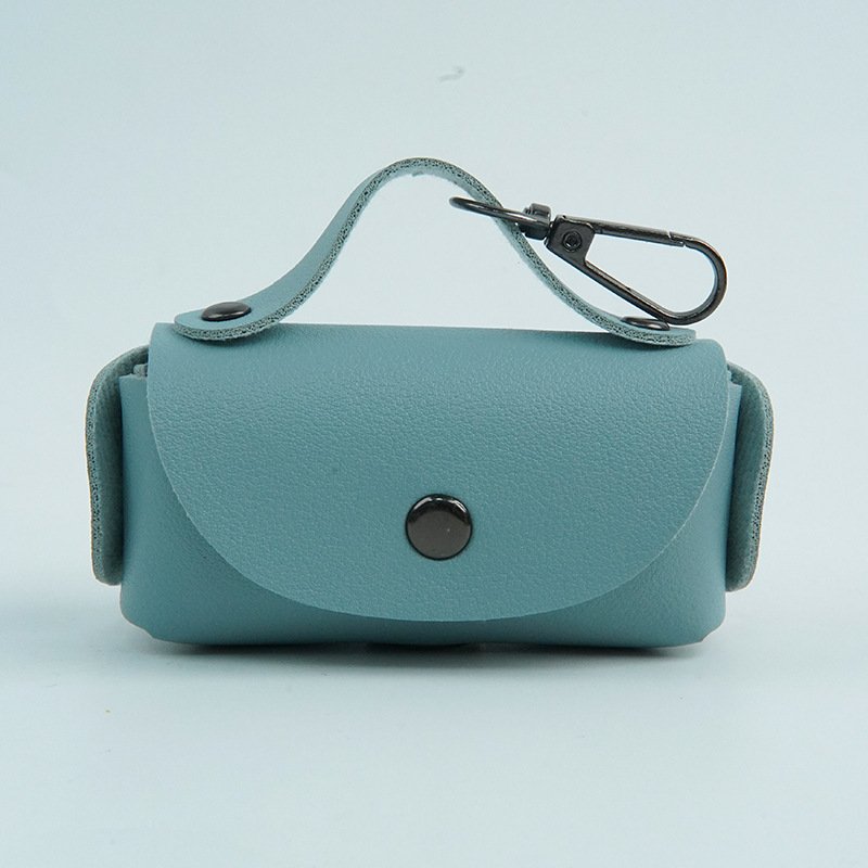 Leather Pet Poop Bag Holder