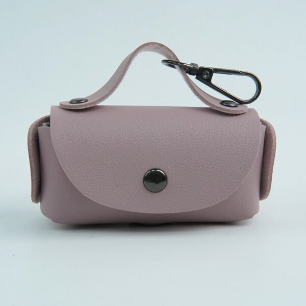 Leather Pet Poop Bag Holder