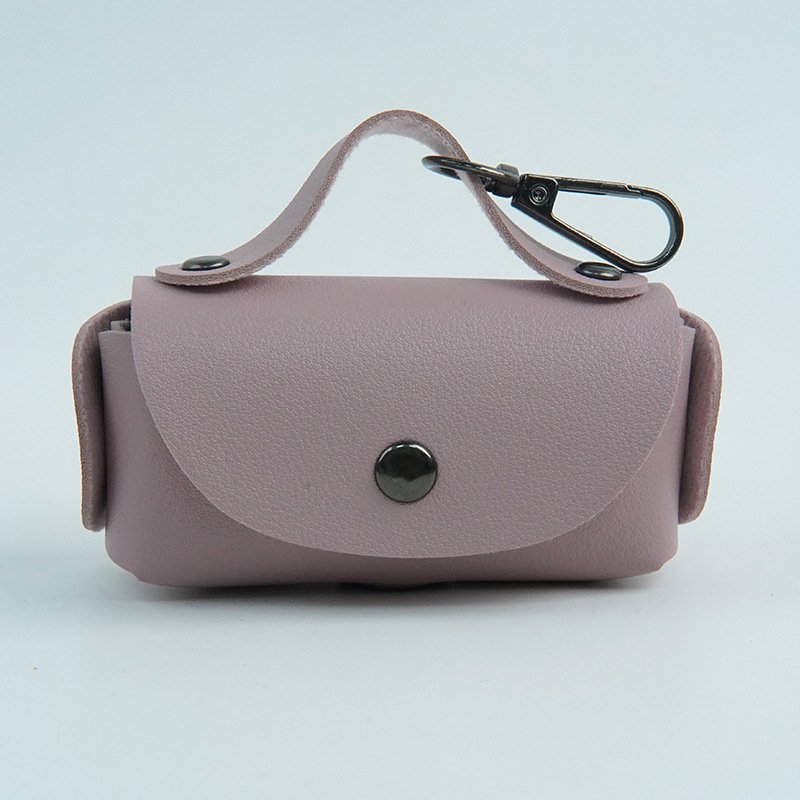 Leather Pet Poop Bag Holder