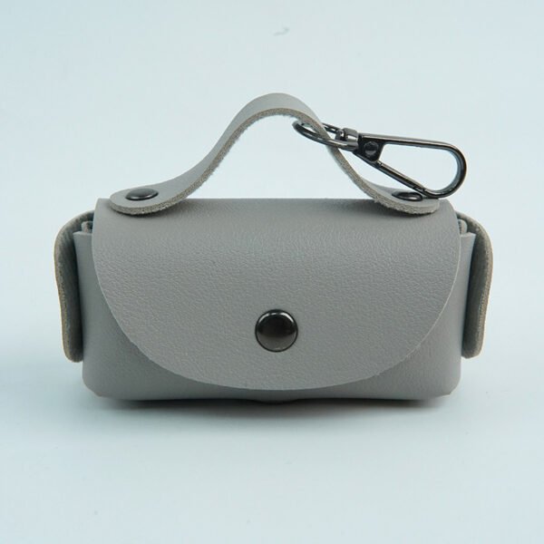 Leather Pet Poop Bag Holder