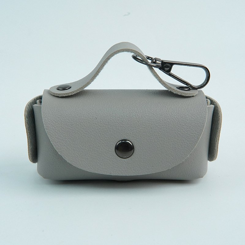 Leather Pet Poop Bag Holder