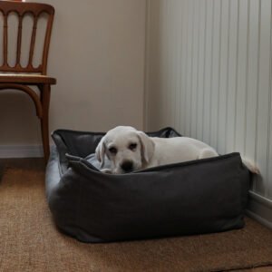 Waterproof Faux Leather Dog Bed - Image 10