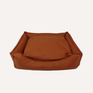 Waterproof Faux Leather Dog Bed